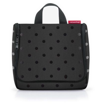 Reisenthel Toiletbag Glossy dots black – kosmetická taška, celkový pohled