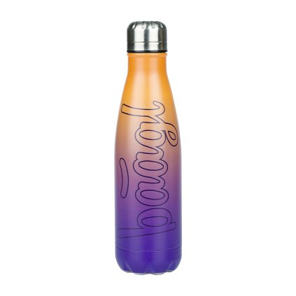 BAAGL Termoláhev s kovovým víčkem Gradient žluto-fialová, 500 ml – produktová fotografie 1
