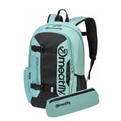 Meatfly batoh Basejumper Sea Green 22 L + PENÁL ZDARMA