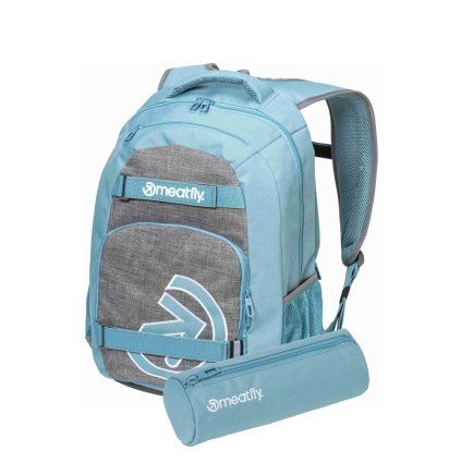 Meatfly batoh Exile Grey Heather / Aqua 24 L + PENÁL ZDARMA