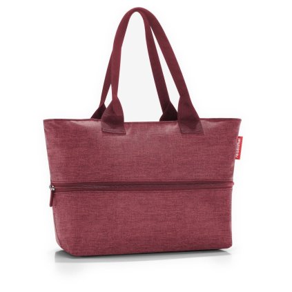 Reisenthel Shopper E1 Twist maroon – nákupní taška, celkový pohled