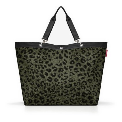 Reisenthel Shopper XL Teddy leo olive – nákupní taška, celkový pohled