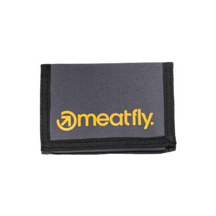 Meatfly peněženka Huey Dark Grey / Gold