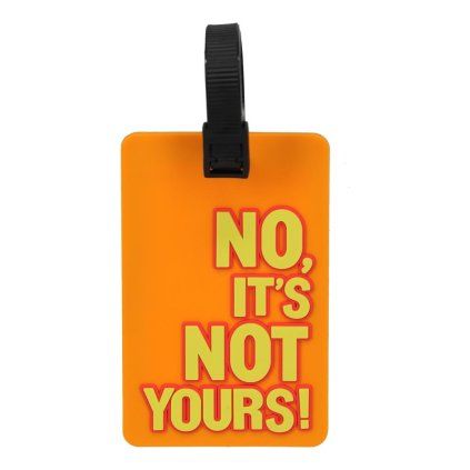 Travelite PVC Luggage Tag Orange – cestovní doplněk, celkový pohled