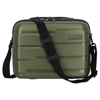 Travelite Air Base Beauty Case Olive – kosmetická taška, celkový pohled