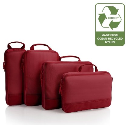 heys ecotex compression packing cube 4 pc set red maple galerie 30141 0003 00 01