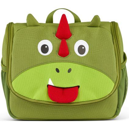 Affenzahn dětská kosmetická taštička Dragon - green