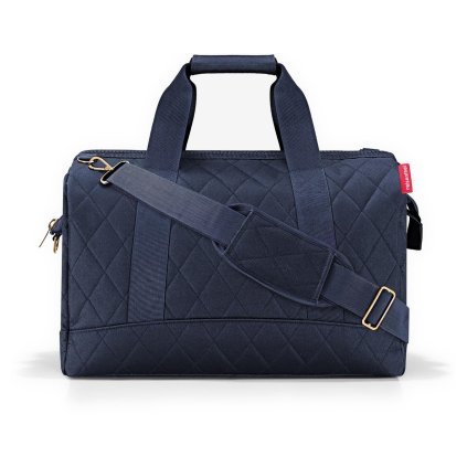 Reisenthel Allrounder L Rhombus Midnight Gold – cestovní taška, celkový pohled