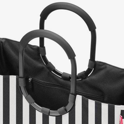 Reisenthel Loopshopper L Summerstripes black – nákupní taška, celkový pohled