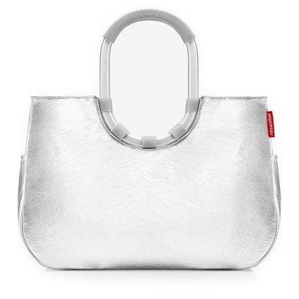 Reisenthel Loopshopper L Silver crackle – nákupní taška, celkový pohled