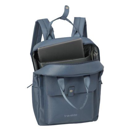 Kapsa na notebook Travelite Ville Backpack s jednoduchým přístupem