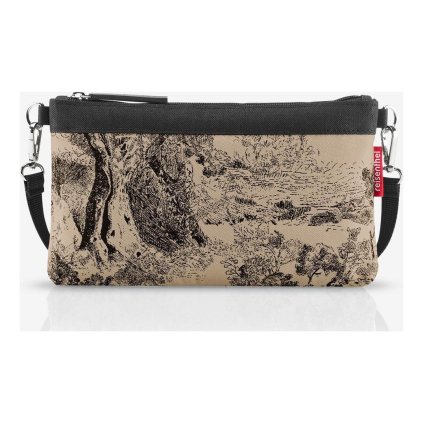 Reisenthel Mini Pouch Jacquard Brown – pouzdro, celkový pohled