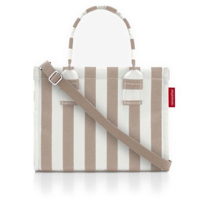 Reisenthel Daily Shopper XS Summerstripes Coffee – nákupní taška, celkový pohled