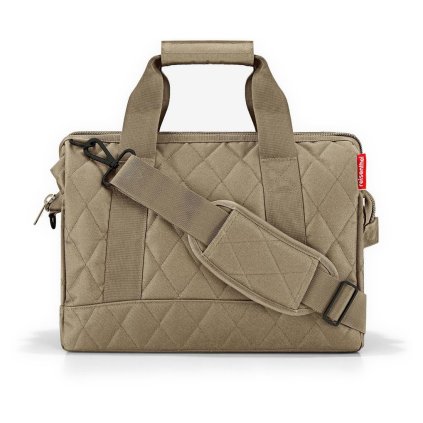 Reisenthel Allrounder M Rhombus Olive – cestovní taška, celkový pohled