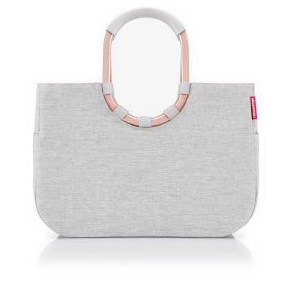 Reisenthel Loopshopper L Frame Twist Sky Rose – nákupní taška, celkový pohled