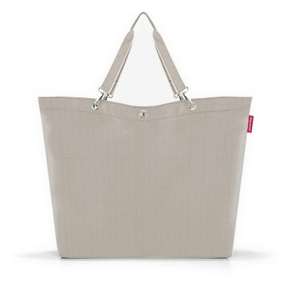Reisenthel Shopper XL Herringbone Sand – nákupní taška, celkový pohled