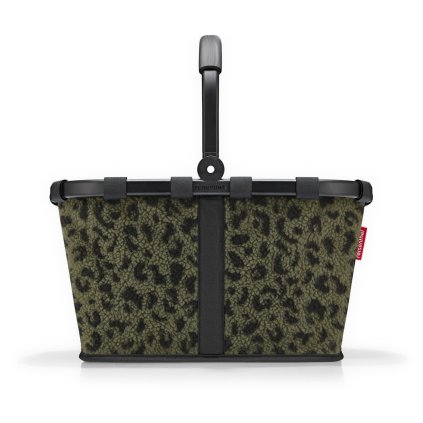 Reisenthel Carrybag Teddy leo olive – nákupní košík, celkový pohled