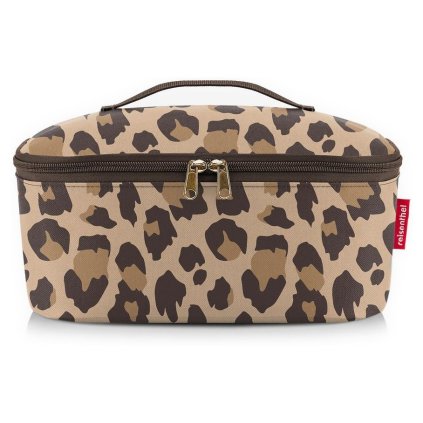 Reisenthel Coolerbag M Pocket Leo Macchiato – chladicí taška, celkový pohled