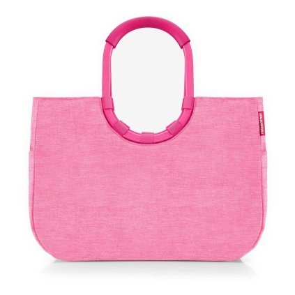 Reisenthel Loopshopper L Frame Twist Pink – nákupní taška, celkový pohled