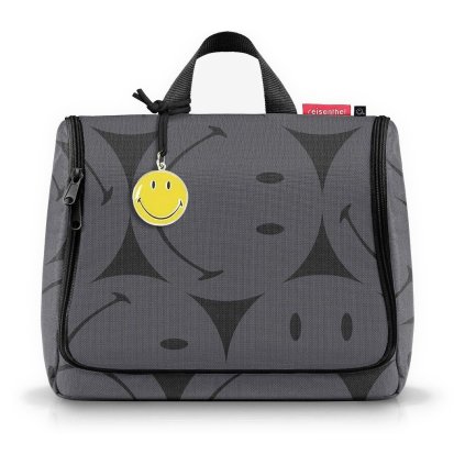 Reisenthel Toiletbag XL Smiley grey – kosmetická taška, celkový pohled