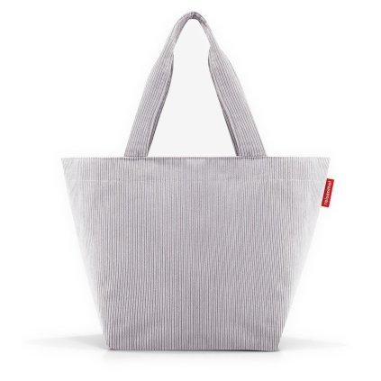 Reisenthel Shopper M Cord grey – nákupní taška, celkový pohled