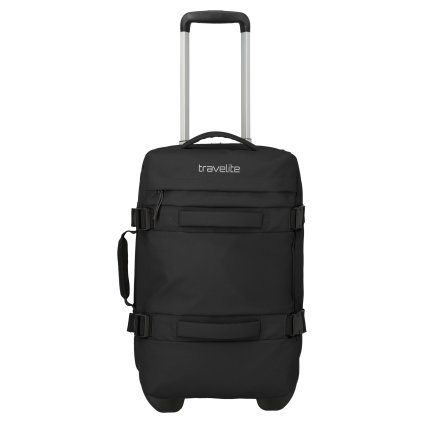 Travelite Bolonia Wheeled Duffle S Black – cestovní taška na kolečkách, celkový pohled