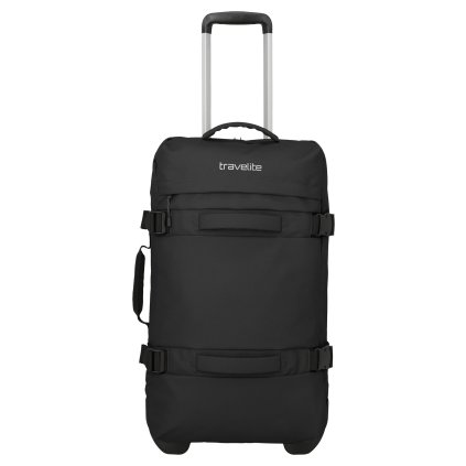 Travelite Bolonia Wheeled Duffle M Black – cestovní taška na kolečkách, celkový pohled