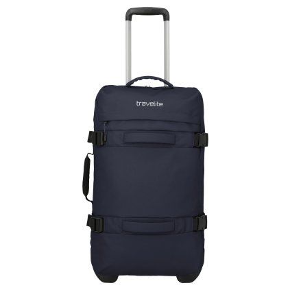 Travelite Bolonia Wheeled Duffle M Navy – cestovní taška na kolečkách, celkový pohled