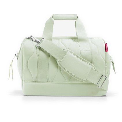 Reisenthel Allrounder M Puffer Iced Matcha – cestovní taška, celkový pohled