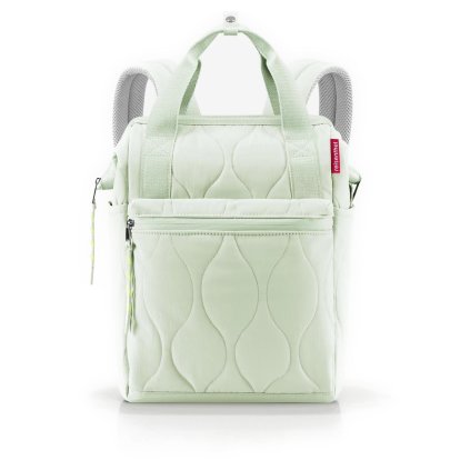 Reisenthel Allrounder R Puffer Iced Matcha 15l – batoh, celkový pohled