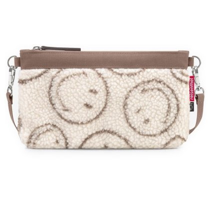 Reisenthel Mini Pouch Smiley Teddy Chocolate – pouzdro, celkový pohled