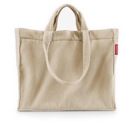 Reisenthel Softshopper Cord Sand – nákupní taška, celkový pohled