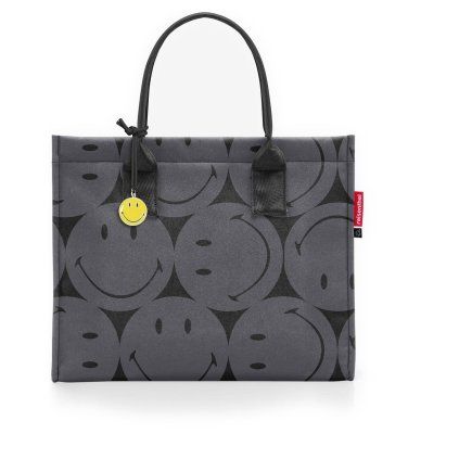 Reisenthel Daily Shopper Smiley Grey – nákupní taška, celkový pohled