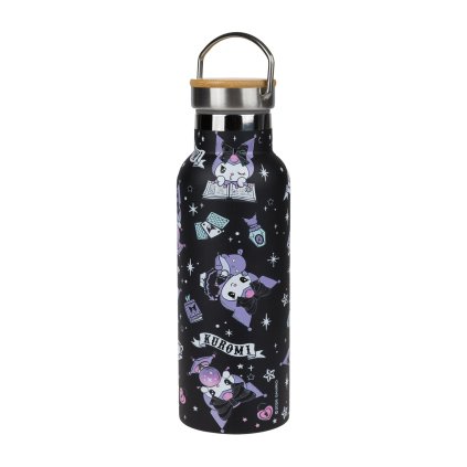 BAAGL Termoláhev s bambusovým víčkem Kuromi Fortune Dream, 500 ml – produktová fotografie 1