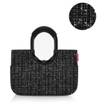 Reisenthel Loopshopper M Boucle Black – nákupní taška, celkový pohled