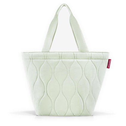 Reisenthel Shopper M Puffer Iced Matcha – nákupní taška, celkový pohled
