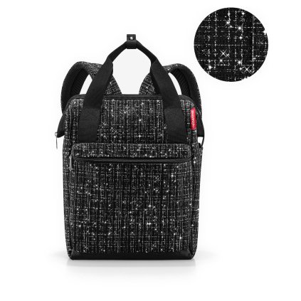 Reisenthel Allrounder R Boucle Black 15l – batoh, celkový pohled