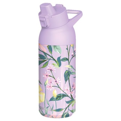 nerezova sportovni lahev s pitkem tide 700ml quokka all over botanic xd q40237 01