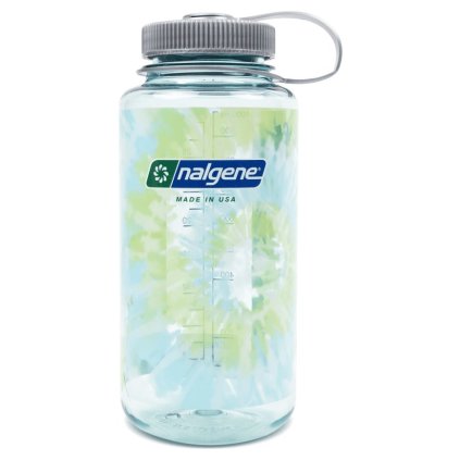 nalgene 32oz wm seafoam w platinum blue tie dye nalgene 682023 0017 01