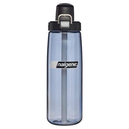 nalgene straw bottle grey w black cap sustain nalgene 5566 0324 01