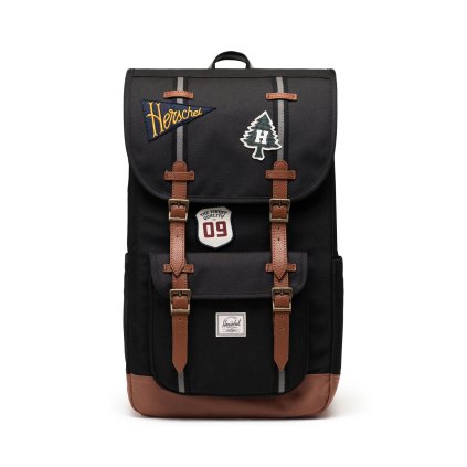 Herschel Little America™ -  Patches Black 30L