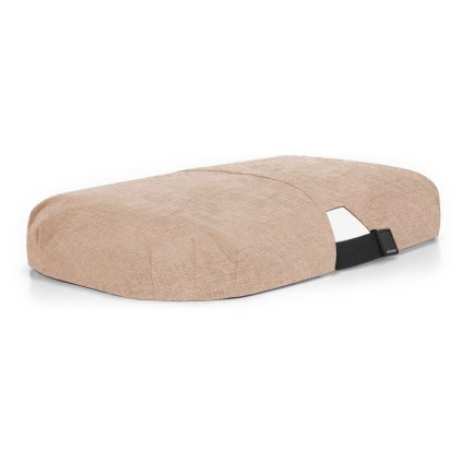 Reisenthel Carrybag Cover Twist coffee – nákupní košík, celkový pohled