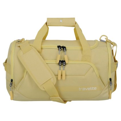 Travelite Kick Off Duffle S Yellow 23L – cestovní taška, celkový pohled