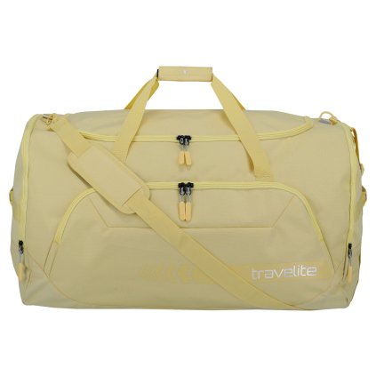 Travelite Kick Off Duffle XL Yellow – cestovní taška, celkový pohled