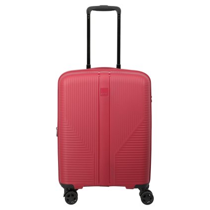 Travelite Air Stripe 4w S exp Red – cestovní kufr, celkový pohled