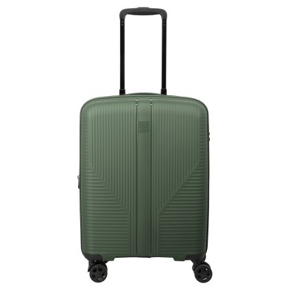 Travelite Air Stripe 4w S exp Green – cestovní kufr, celkový pohled