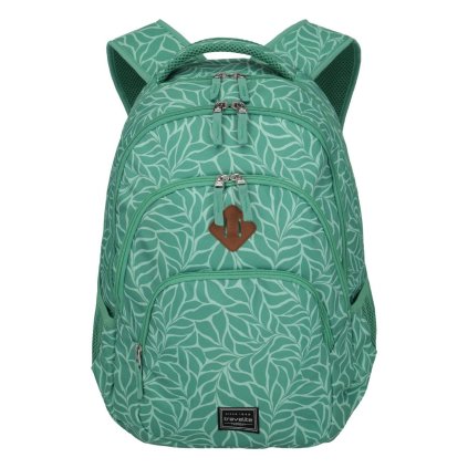 96308 83 travelite basics backpack print green v