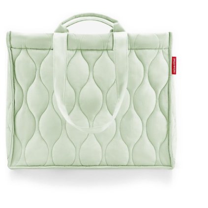 Reisenthel Softshopper Puffer Iced Matcha – nákupní taška, celkový pohled