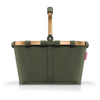 Reisenthel Carrybag Urban forest Gold – nákupní košík, celkový pohled