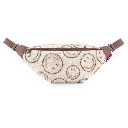 Reisenthel City Beltbag Smiley Teddy Chocolate – ledvinka, celkový pohled